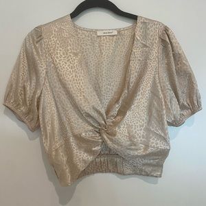 Gold Idem Ditto Crop Top